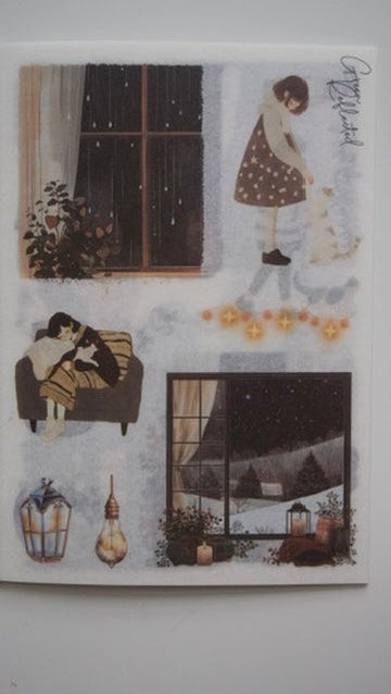 Sticker book "Poetry of Life. Nightfall"