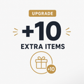 Upgrade: add 10 extra items