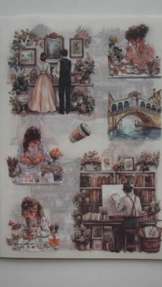 Sticker book "Poetry of Life .Art in making"