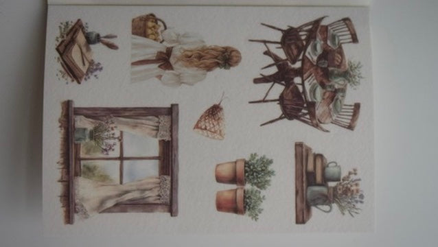 Sticker book "Poetry of Life. Garden"