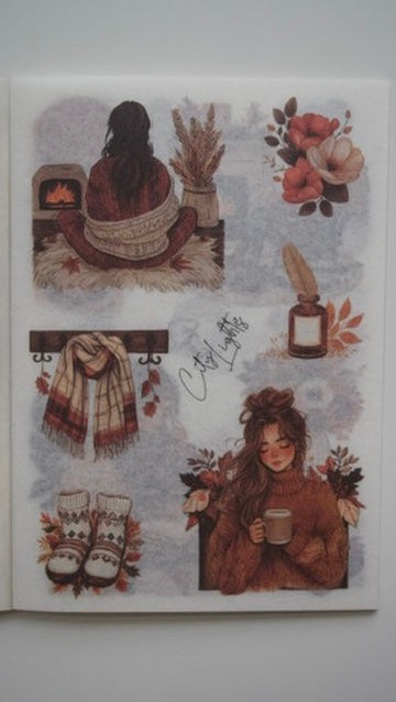 Sticker book "Poetry of Life. Cozy Autumn"