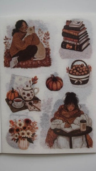 Sticker book "Poetry of Life. Cozy Autumn"
